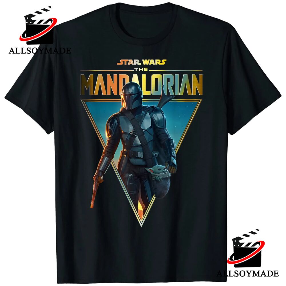 Cheap Din Djarin Star Wars The Mandalorian T Shirt, Star Wars