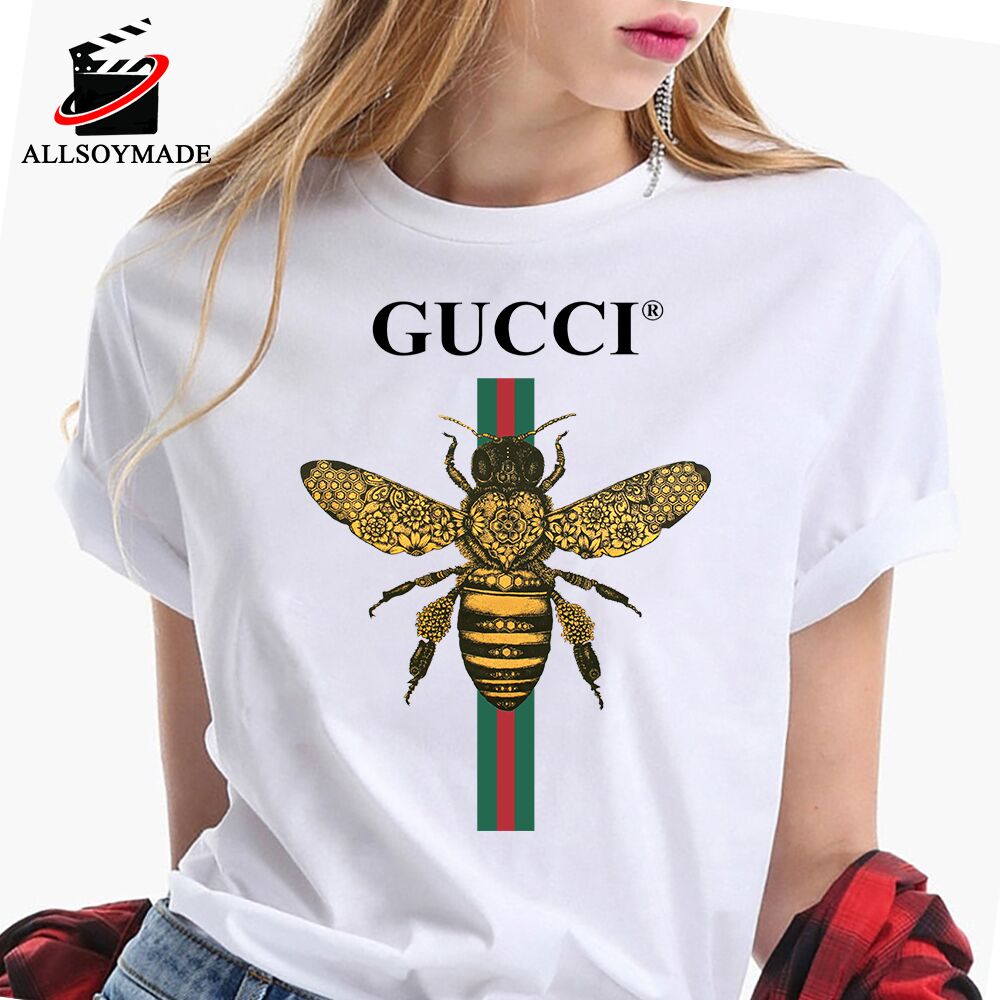 Sale Bee Gucci Tshirt Womens, Cheap Gucci Tshirt Mens - Allsoymade