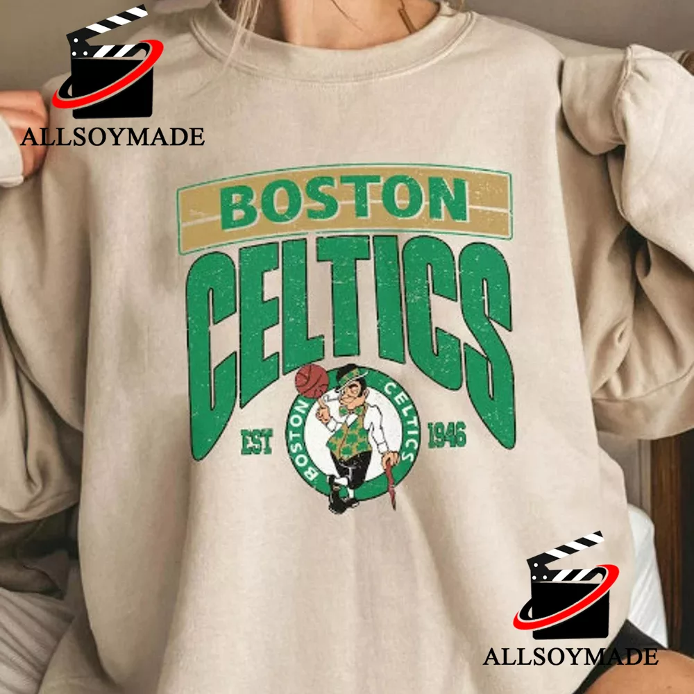 NBA Basketball EST 1946 Vintage Boston Celtics Sweatshirt, Cheap Boston Celtics Merchandise