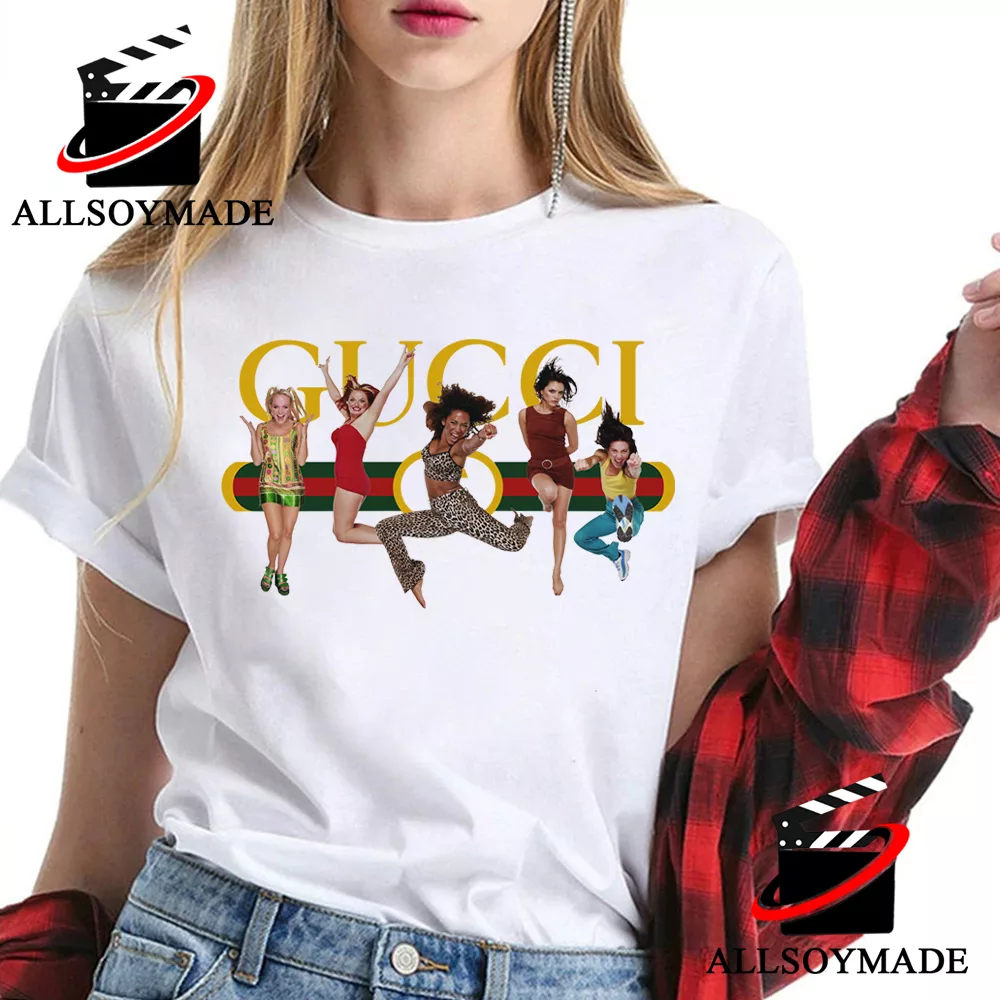 Spice Girls Chanel T Shirt Cheap, Logo Gucci T Shirt Womens - Allsoymade