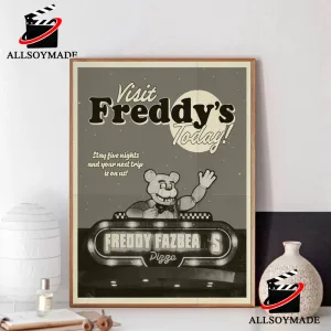 Five Nights at Freddys Freddy Print Poster 