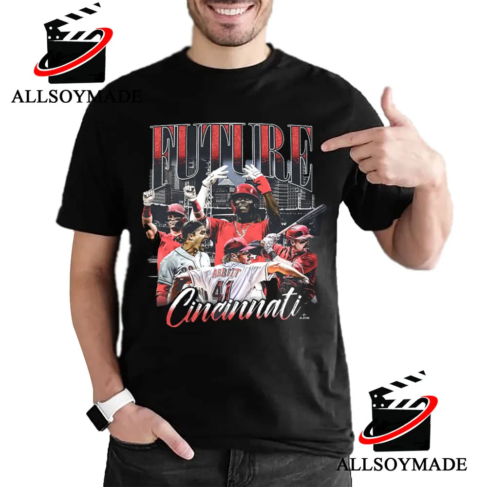 Cheap The Future of Cincinnati T Shirt, Baseball Cincinnati Reds T Shirt 1
