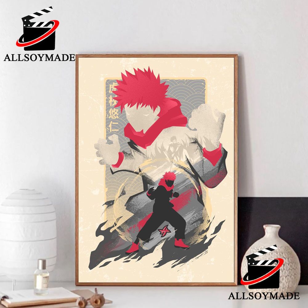 Cheap Character Anime Japanese Yuji Itadori Jujutsu Kaisen Poster Wall Art, JJK  Merch - Allsoymade