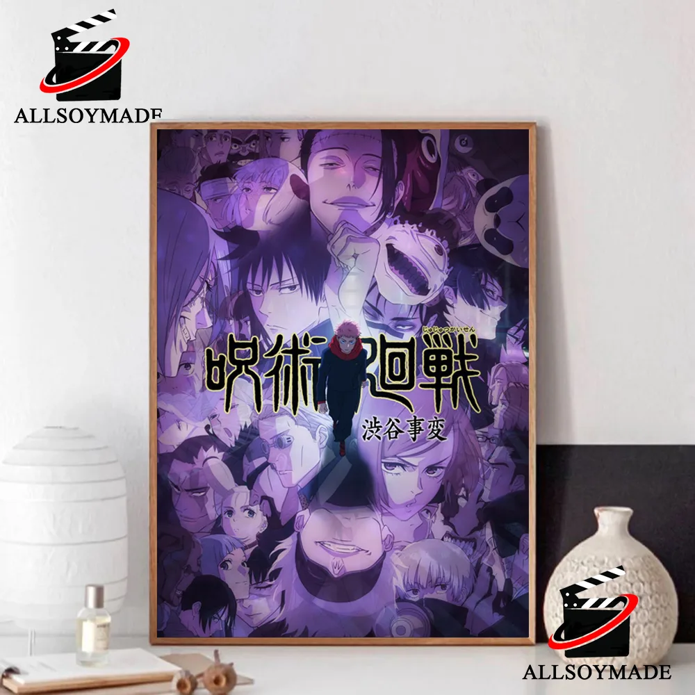 New Key Visual Shibuya Incident Arc Jujutsu Kaisen Season 2 Poster, Jujutsu  Kaisen Poster Wall Art - Allsoymade