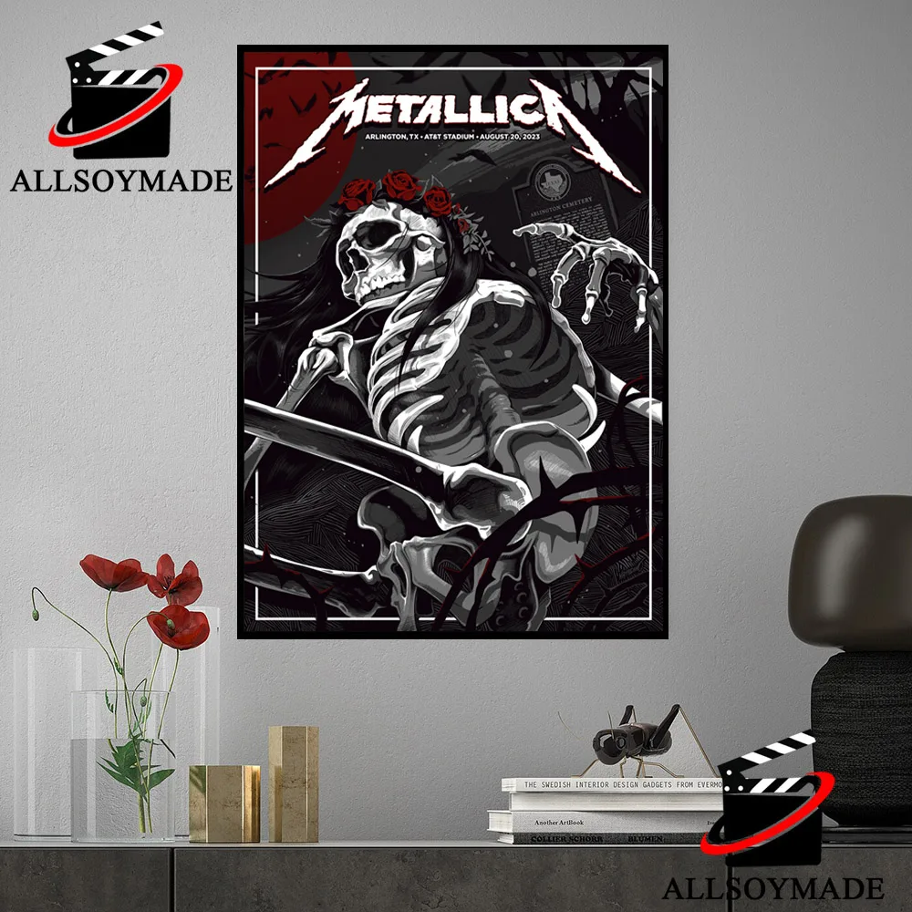 New No Repeat Weekend Metallica Arlington Poster, M72 World Tour Metallica Poster 1
