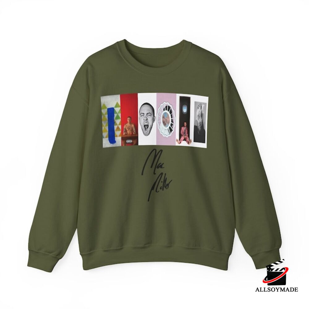 Mac Miller Album Collection Sweatshirt